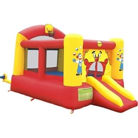 Duplay Clown Bounce 'n' Slide - 12ft Bouncy Castle (9213)