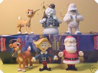 Rudolph and the Island of Misfit Toys 6 Hanging Ornaments