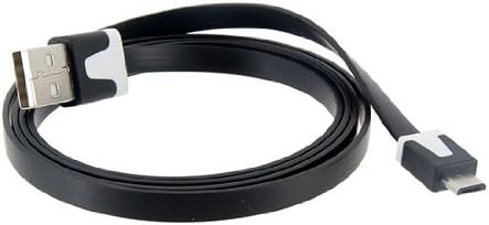 Delivery Time 20-30 Days Wide Flat Data Transmission & Charging Cable for Samsung, HTC, Moto, Nokia Micro USB Interface Cell Phones (Black)