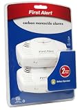 First Alert CO400 Battery Powered Carbon Monoxide Alarm, 2-Pack
