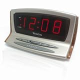 General Time Corp Westclox Woodgrain .9 Instant Set Digital Alarm