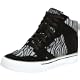 Punkrose Women's Funk Zebra HI Top Sneaker