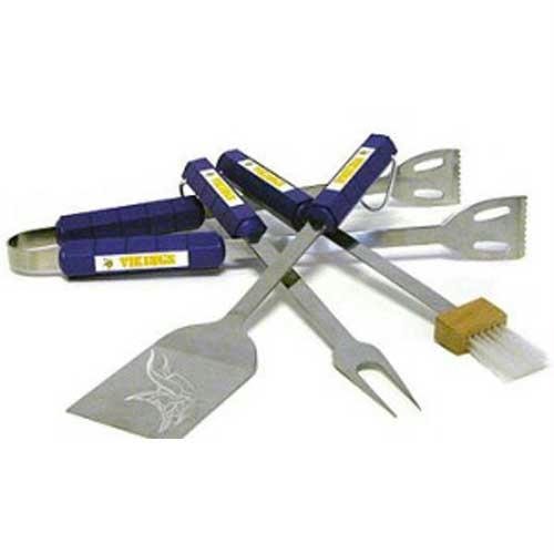 Minnesota Vikings NFL BBQ Grill Utensil Set