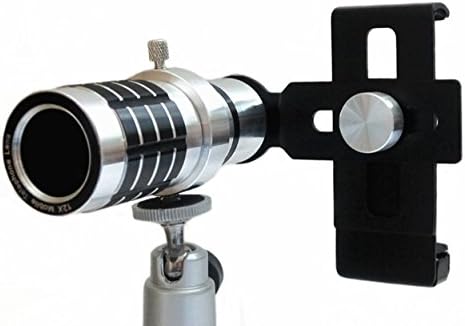 CiDoss Universal 12X Zoom Detachable Clip-on Telescope Lens for iPhone 3G / 3GS / 4G / 4S / 5 / 5G / 5C / 5S / 6 Samsung Galaxy S2 I9100 SII / S3 I9300 / S4 I9500 / Note 2 N7100 / Note3 N9005 N9000 / S5 V I9600 ipad / ipod / ipad air DC484