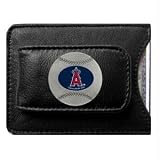 Los Angeles Angels MLB Card/Money Clip Holder (Leather)