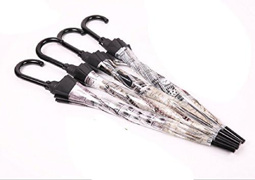 Xi Unisex All-weather Thickening POE Clear Dome Bubble Umbrella (3-DBZ)