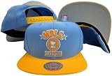 Minneapolis Lakers Baby Blue/Yellow Two Tone Snapback Adjustable Plastic Snap Back Hat / Cap