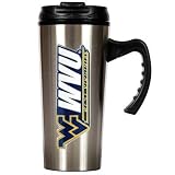 West Virginia Mountaineers 16oz Stainless Steel Travel Mug