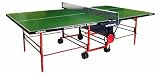 Butterfly Outdoor Playback Rollaway Green Table Tennis Table with cover, bats, balls, net & post set (275L x 153W x 77cm H)