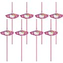 Hello Kitty Parasol Straws 8ct