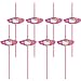 Hello Kitty Parasol Straws 8ct