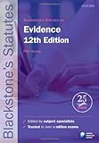 Blackstone's statutes on evidence