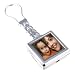 Tao 80000 1.5-Inch Digital Photo Keychain (Polished Silver)