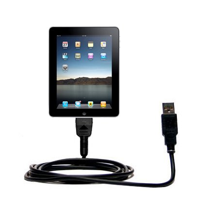 Klassisches USB Kabel für Apple iPad Tablet Computer mit Hot Sync und aufladen Einsatzmöglichkeiten – von Gomadic mit TipExchange Technology