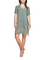 Laura Moretti Vestido Seda (Oliva)