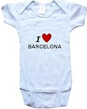 I LOVE BARCELONA - BARCELONA BABY - City Series - White, Blue or Pink Onesie / Baby T-shirt