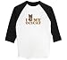   - I Love My Ocicat - Raglan 3/4 Sleeve T-Shirt, White/Black, XX-Large