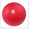 Gymnastikball Medizinball 65 cm mit Pumpe in Farbe rot