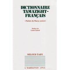 Dictionnaire Tamazight-Fran�ais (Parlers du Maroc Central)