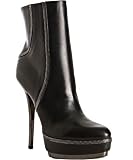 Gucci black leather 'Pixies' platform boots