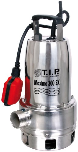 T.I.P. 30116  Schmutzwasser Tauchpumpe Maxima 300 SX Edelstahl