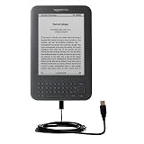 Classic Straight USB Cable for the Amazon Kindle Latest Generation ( Wi-Fi Free 3G 6in. 9.7in. ) with Power Hot Sync and Charge capabilities - uses Gomadic TipExchange Technology