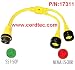 Conntek 3FT 50A 125V Marine Shore Power Y Cable Adapter to 2* 30A 125V LED Power Indi...