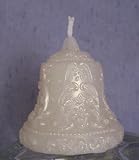 100% Beeswax Candles - Set of 4 Detailed Wedding Bell Votives