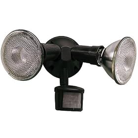 Cooper Regent Motion Activated Halogen Quartz Flood Lights  Bronze 100 Watt MS35