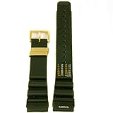 CITIZEN Watch:Watch Band Replacement Rubber Plastic Black To Fit Dive Sport Watch 24mm
