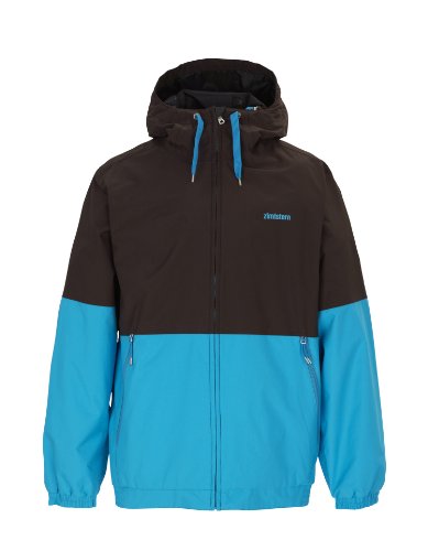 Zimtstern Herren Snow Jacket Hood, brown/blue, S, 8810200932003_320 Preisvergleich