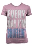 Every Day I'm Shufflin' Junior Girl's T-shirt LMFAO Party Rock Anthem Tees
