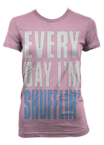 Cybertela Every Day Im Shufflin Junior Girls T-shirt LMFAO Party Rock Anthem Tees