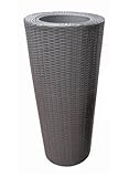 DMC Products 78383 40-Inch Vista Round Resin Wicker Planter