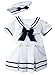 Spring Notion Baby Toddler Girls Nautical Sailor Dress with Hat