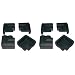 Kidkusion Jumbo Corner Kushions, Black