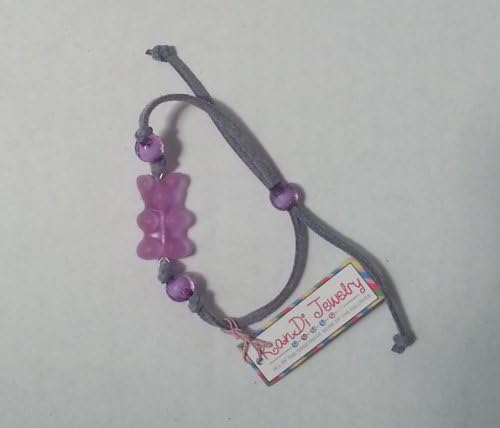 Gummy Bear Bracelet - Grey/Purple