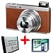 Bundle: Fuji XF1 Digital Camera +16GB +Spare Battery (Fujiflim Finepix XF1 tan, 12MP EXR-CMOS, 25mm Wide-Angle 4xOptical Zoom Lens, 3" LCD, 2pcs Li-ion rechargeable batteries & charger)