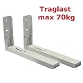 SatConn Mikrowellen & Ger�tetr�ger (Multimedia), bis 70kg belastbar (LM03-1022), weiss
