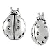 Sterling Silver LadyBug Stud Earrings