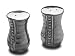 Wilton Armetale Flutes and Pearls Salt and Pepper Set
