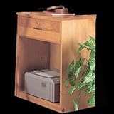 Office Desks Unfinished Solid Pine, Printer Stand 1-drawer Unfinished Pine  ....