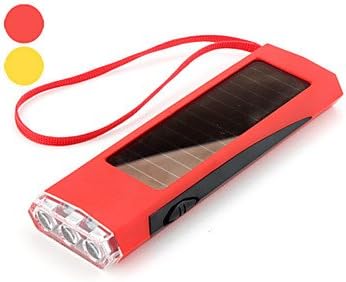 YX Mini 1-Mode 3-LED Flashlight (1200LM, Solar Powered, Assorted Colors)