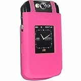 Amzer  Silicone Skin Jelly Case Magenta for BlackBerry Flip Pearl 8220 (Hot ....