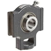 Browning VTWS 100 Series Ball Bearing Take-Up Unit, Intermediate Duty, Set Screw Lock, Non-Expansion, Regreasable, Contact Seal, Cast Iron, Inch