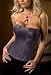 Tesa by Escante Women's Everyday Corset, Gunmetal, 36