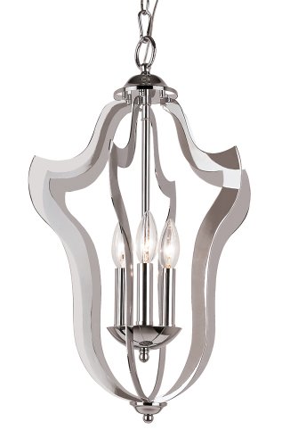 Trans Globe Lighting PND-840 22-Inch Chrome Cage Pendant On Sale