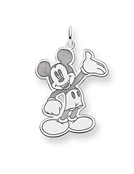 Sterling Silver Disney Waving Mickey Charm
