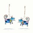 Blue Dog Earrings from the Artazia Collection #334BL NE