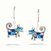 Blue Dog Earrings from the Artazia Collection #334BL NE